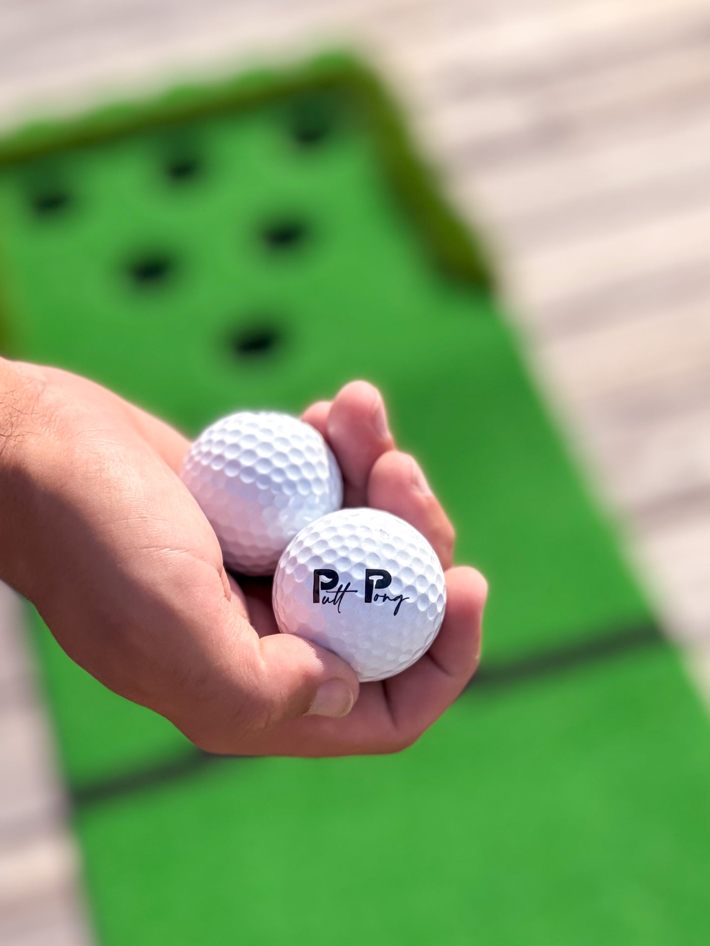 Putt Pong Golf Ball